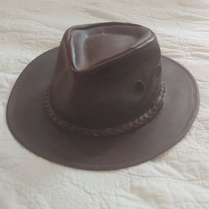 Henschel leather Australian cowboy hat